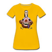 Load image into Gallery viewer, Evil Nun Gummy T-Shirt (Womens) - sun yellow