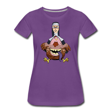 Load image into Gallery viewer, Evil Nun Gummy T-Shirt (Womens) - purple