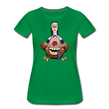 Load image into Gallery viewer, Evil Nun Gummy T-Shirt (Womens) - kelly green