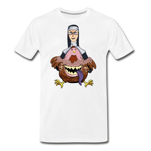 Load image into Gallery viewer, Evil Nun Gummy T-Shirt (Mens) - white
