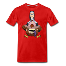 Load image into Gallery viewer, Evil Nun Gummy T-Shirt (Mens) - red