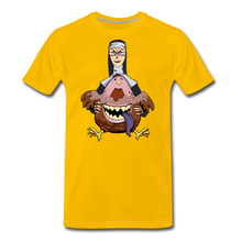 Load image into Gallery viewer, Evil Nun Gummy T-Shirt (Mens) - sun yellow