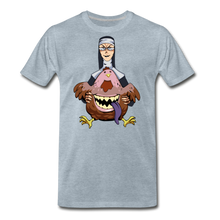 Load image into Gallery viewer, Evil Nun Gummy T-Shirt (Mens) - heather ice blue