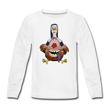 Load image into Gallery viewer, Evil Nun Gummy Long-Sleeve T-Shirt - white