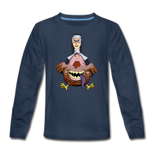 Load image into Gallery viewer, Evil Nun Gummy Long-Sleeve T-Shirt - navy
