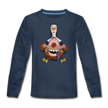 Load image into Gallery viewer, Evil Nun Gummy Long-Sleeve T-Shirt - navy