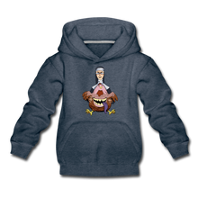 Load image into Gallery viewer, Evil Nun Gummy Hoodie - heather denim