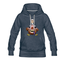Load image into Gallery viewer, Evil Nun Gummy Hoodie (Womens) - heather denim