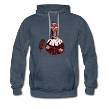Load image into Gallery viewer, Evil Nun Hammer Hoodie (Mens) - heather denim