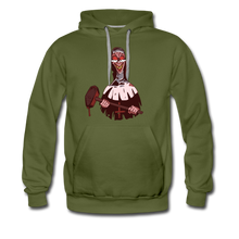 Load image into Gallery viewer, Evil Nun Hammer Hoodie (Mens) - olive green