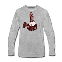 Load image into Gallery viewer, Evil Nun Hammer Long-Sleeve T-Shirt (Mens) - heather gray