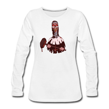 Load image into Gallery viewer, Evil Nun Hammer Long-Sleeve T-Shirt (Womens) - white