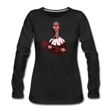 Load image into Gallery viewer, Evil Nun Hammer Long-Sleeve T-Shirt (Womens) - black