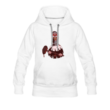 Load image into Gallery viewer, Evil Nun Hammer Hoodie (Womens) - white
