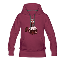 Load image into Gallery viewer, Evil Nun Hammer Hoodie (Womens) - burgundy