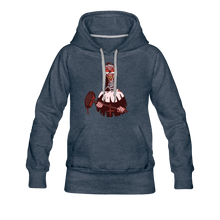 Load image into Gallery viewer, Evil Nun Hammer Hoodie (Womens) - heather denim