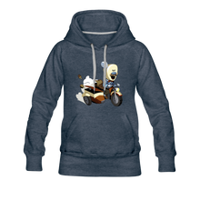 Load image into Gallery viewer, Evil Nun Joseph Hoodie (Womens) - heather denim