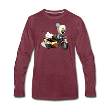 Load image into Gallery viewer, Evil Nun Joseph Long-Sleeve T-Shirt (Mens) - heather burgundy