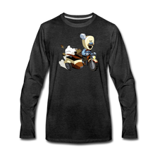 Load image into Gallery viewer, Evil Nun Joseph Long-Sleeve T-Shirt (Mens) - charcoal gray