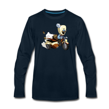 Load image into Gallery viewer, Evil Nun Joseph Long-Sleeve T-Shirt (Mens) - deep navy