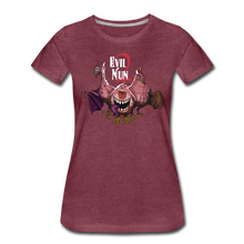 Load image into Gallery viewer, Evil Nun Mutant Chickens T-Shirt (Womens) - heather burgundy