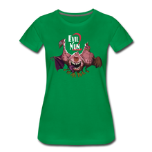Load image into Gallery viewer, Evil Nun Mutant Chickens T-Shirt (Womens) - kelly green