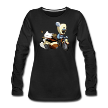 Load image into Gallery viewer, Evil Nun Joseph Long-Sleeve T-Shirt (Womens) - black