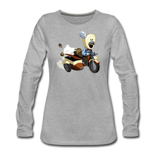 Load image into Gallery viewer, Evil Nun Joseph Long-Sleeve T-Shirt (Womens) - heather gray