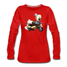 Load image into Gallery viewer, Evil Nun Joseph Long-Sleeve T-Shirt (Womens) - red