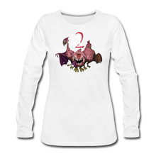 Load image into Gallery viewer, Evil Nun Mutant Chickens Long-Sleeve T-Shirt (Womens) - white