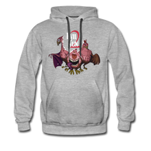 Load image into Gallery viewer, Evil Nun Mutant Chickens Hoodie (Mens) - heather gray