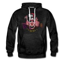 Load image into Gallery viewer, Evil Nun Mutant Chickens Hoodie (Mens) - charcoal gray