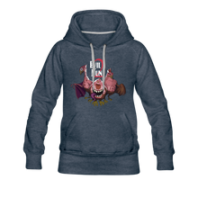 Load image into Gallery viewer, Evil Nun Mutant Chickens Hoodie (Womens) - heather denim