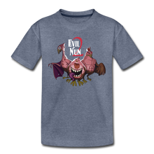 Load image into Gallery viewer, Evil Nun Mutant Chickens T-Shirt - heather blue