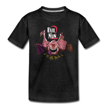 Load image into Gallery viewer, Evil Nun Mutant Chickens T-Shirt - charcoal gray