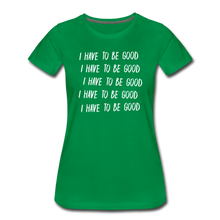 Load image into Gallery viewer, Evil Nun Be Good T-Shirt (Womens) - kelly green