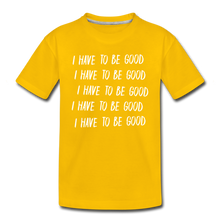 Load image into Gallery viewer, Evil Nun Be Good T-Shirt - sun yellow
