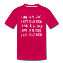 Load image into Gallery viewer, Evil Nun Be Good T-Shirt - dark pink
