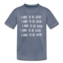 Load image into Gallery viewer, Evil Nun Be Good T-Shirt - heather blue
