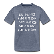 Load image into Gallery viewer, Evil Nun Be Good T-Shirt - heather blue