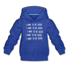 Load image into Gallery viewer, Evil Nun Be Good Hoodie - royal blue