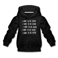 Load image into Gallery viewer, Evil Nun Be Good Hoodie - charcoal gray