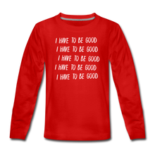 Load image into Gallery viewer, Evil Nun Be Good Long-Sleeve T-Shirt - red