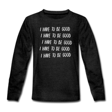 Load image into Gallery viewer, Evil Nun Be Good Long-Sleeve T-Shirt - charcoal gray