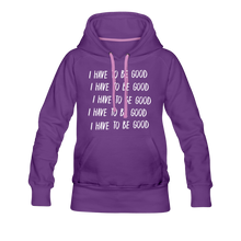 Load image into Gallery viewer, Evil Nun Be Good Hoodie (Womens) - purple