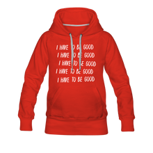 Load image into Gallery viewer, Evil Nun Be Good Hoodie (Womens) - red