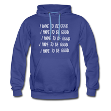 Load image into Gallery viewer, Evil Nun Be Good Hoodie (Mens) - royalblue