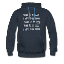 Load image into Gallery viewer, Evil Nun Be Good Hoodie (Mens) - navy