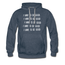 Load image into Gallery viewer, Evil Nun Be Good Hoodie (Mens) - heather denim
