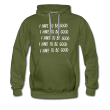 Load image into Gallery viewer, Evil Nun Be Good Hoodie (Mens) - olive green